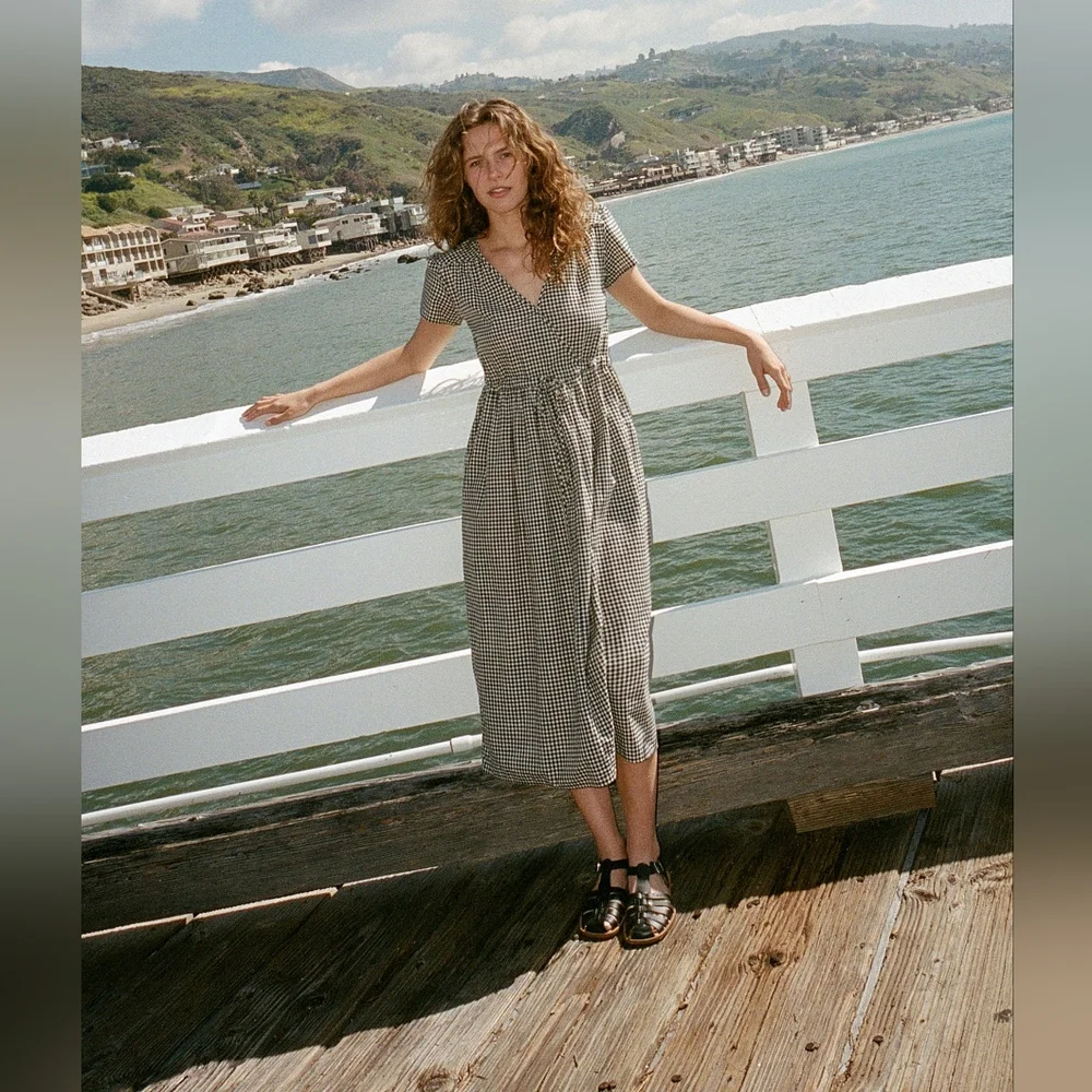 Christy Dawn the dawn dress in picnic gingham, medium - Picture 6 of 11